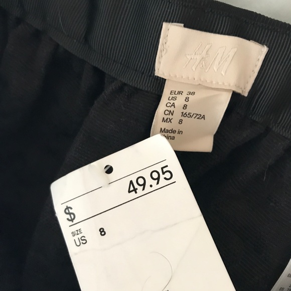 H&M textured midi skirt black - Picture 4 of 8